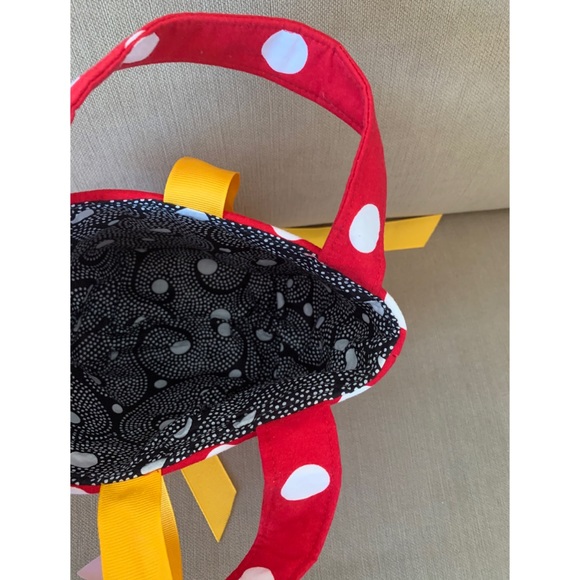 RED/WHITE Polka-Dot Fabric Purse - Child - Picture 2 of 2